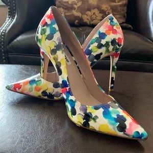 Dune multicoloured stiletto heels NWOT